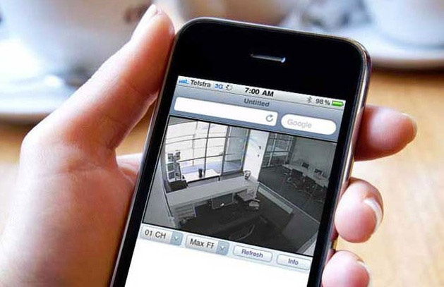 Smartphone CCTV